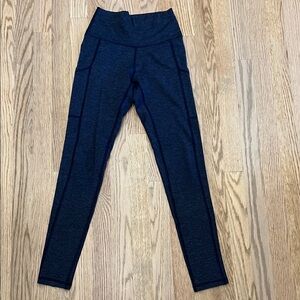 Aerie Heathered Blue Leggings